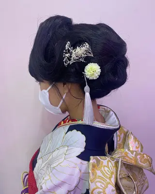 ロング カラー UNDER vr 【アンダーバー】のヘアスタイル