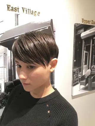 ショート カラー 【店長】外国人風 メンズヘア尾上雄輝のヘアスタイル