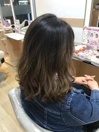 ロング 大山 晃介のヘアスタイル