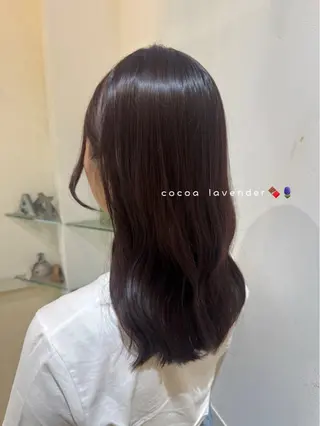 ロング カラー 透明感カラー🧁🩰 🫧仲松良菜🎀のヘアスタイル