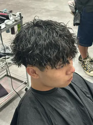 ショート パーマ メンズ お悩み解消✨/ メンズパーマ✨/直樹のヘアスタイル