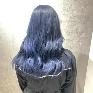 ミディアム カラー パーマ ヘアアレンジ メンズ キッズ ネイル マツエク・マツパ 切りっぱなしヘアボブ ミディアムヘアRYOのヘアスタイル