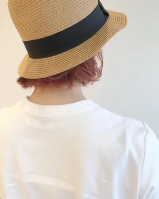 ミディアム 吉田 翔太のヘアスタイル