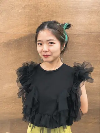 ミディアム カラー 関 京磨のヘアスタイル