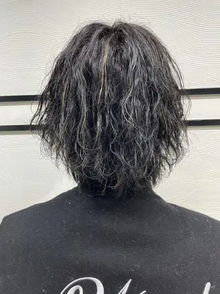 パーマ メンズ 大阪美容師 井上智博のヘアスタイル