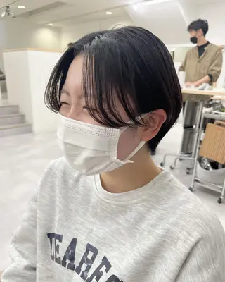 ショート 結婚式お呼ばれヘア セット🌼Tommyのヘアスタイル
