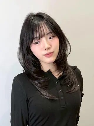 ロング 艶カラー/レイヤー/ 京都fuka🎀🪽のヘアスタイル