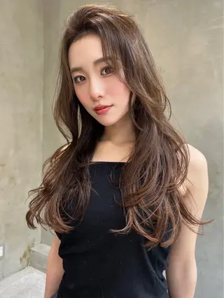 ロング カラー 似合わせカラー🫶 小川千波のヘアスタイル