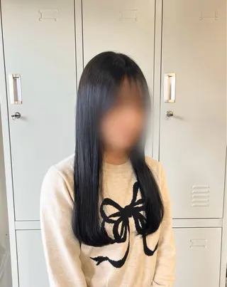 カラー 🎀韓国レイヤー/ 🫧暖色/暗髪カラーのヘアスタイル