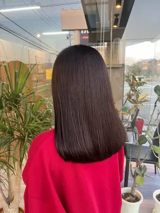 セミロング alu yuinaのヘアスタイル