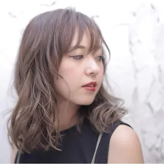 セミロング 中山 泰徳のヘアスタイル