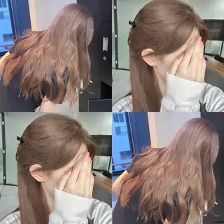ロング カラー ダブルカラー🤍 髪質改善／原島のヘアスタイル