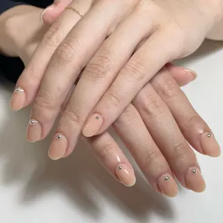 ネイル By moonネイル 🌷ワンホン/韓国風のネイルデザイン