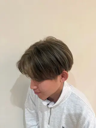 カラー 原尾 あやなのヘアスタイル