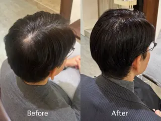 ショート カラー メンズ hiiro ヘアカラー専門店のヘアスタイル