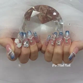 ネイル HANA 長さだしのネイルデザイン