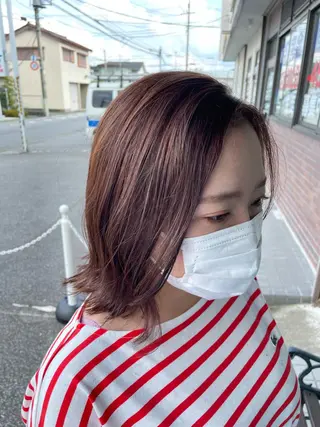 セミロング 佐々木 浩之のヘアスタイル