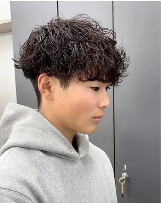 パーマ メンズ 名駅/メンズ特化/ 大人ヘア💗信岡 和のヘアスタイル