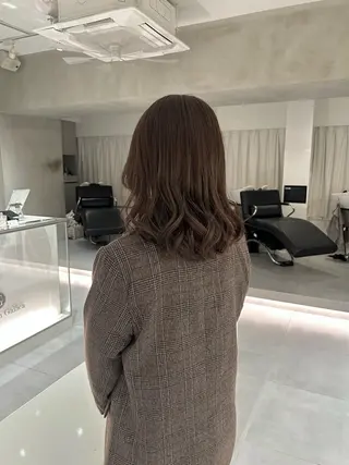 ミディアム カラー 🧚つやさらhair 🧚manakaのヘアスタイル