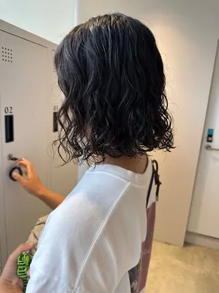 ショート カラー パーマ ✳️ウルフ/メンズ/ スパイラルパーマ✳️のヘアスタイル