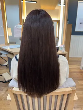 ロング 髪質改善/縮毛矯正✨ 白石ゆいのヘアスタイル