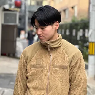 ミディアム パーマ メンズ エースヘアー KENTAのヘアスタイル
