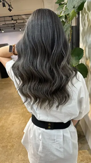 ロング 杉本 優志のヘアスタイル