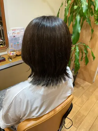 ミディアム カラー Ore／Himeka 🌷レディースのヘアスタイル