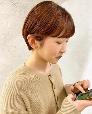 ショート カラー パーマ ヘアアレンジ メンズ 【池袋/スパイキー ショート】ⓝⓘⓜⓤのヘアスタイル