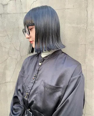 ミディアム カラー haco＋所属・圧倒的デザイン力 店長🎨RENAのヘアスタイル