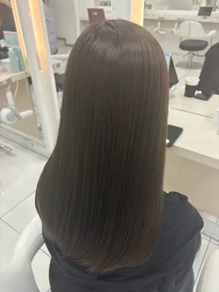 セミロング カラー 髪質改善/艶カラー/ メンズパーマ/鈴木のヘアスタイル