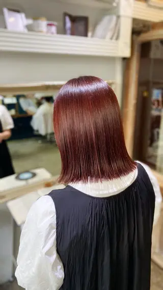 ミディアム カラー ヘアアレンジ Narumi 🧚‍♂️のマツエク・マツパデザイン