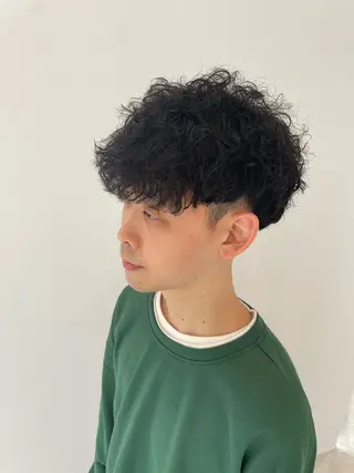パーマ メンズ パーマ/ショートボブ Aoyagiのヘアスタイル