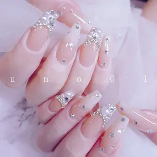 ネイル 梅田🦄中崎町🩵 u n o 0 1のネイルデザイン