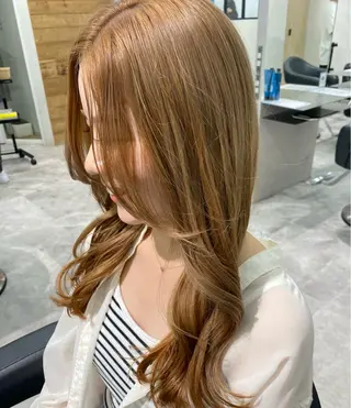 ロング カラー 透明感カラー/当日予 約OK🤍〔杉野葵〕のヘアスタイル