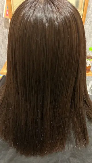 ロング カラー 似合わせ 顔周りYUUGAのヘアスタイル