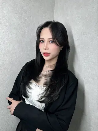 ロング カラー ワンホン/エクステ ケラチン/Kaitoのヘアスタイル