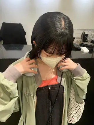 ミディアム カラー パーマ ヘアアレンジ メンズ キッズ ネイル マツエク・マツパ アイブロウ 艶ハイトーン/ヘア アレンジAYAKAのヘアスタイル