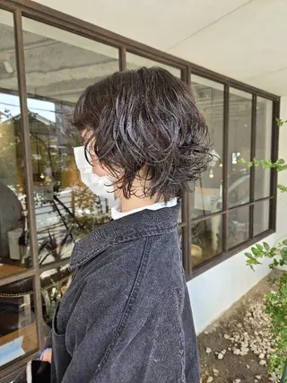 ショート パーマ 韓国好き🇰🇷 美容師MIKUのヘアスタイル