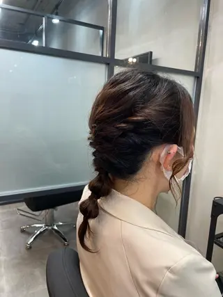 ミディアム ヘアアレンジ ALLEN hair /まなのヘアスタイル