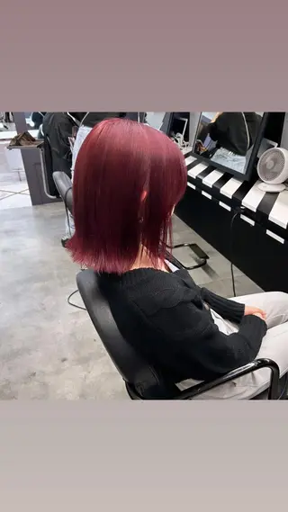 ミディアム 縮毛矯正・髪質改善 特化 出納 直起のヘアスタイル
