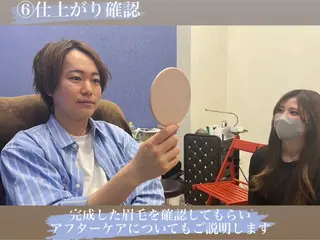 メンズ アイブロウ 眉毛専門店brow art上野店 阿部の眉毛・アイブロウイメージ