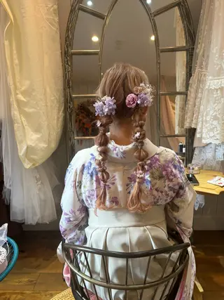 ロング 大船/ハイライト Kananiのヘアスタイル