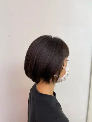 ミディアム カラー 川上拓真 ✂︎学芸大学のヘアスタイル