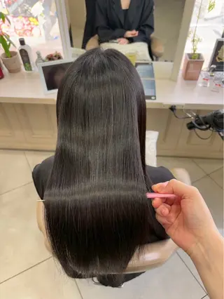 ロング 髪質改善🫧艶カラー ✨エクステ🎀しゅりのヘアスタイル