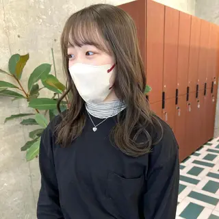 セミロング カラー ボブ/艶髪/栄/ 名古屋/COCOのヘアスタイル