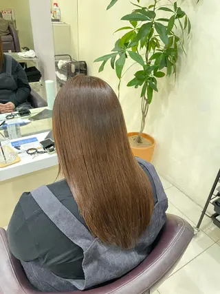 ロング 🍒ピンクベージュ /ベージュ🍒なつきのヘアスタイル