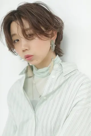 ショート カラー ヘアアレンジ マツエク・マツパ Kawaguchi Arisaのヘアスタイル