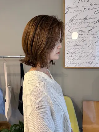 ミディアム muku所属・ショート/パーマ /muku サリのヘアスタイル