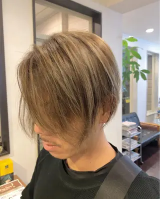 ショート カラー メンズ Sakairi Yunaのヘアスタイル